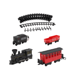 Kit 4 Trens com Trilhos Clássico Trem 1906 12 pçs