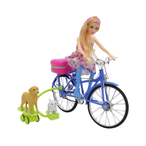 Tamara Ciclista com Cachorro