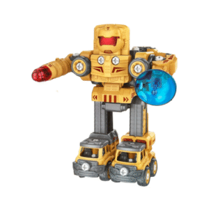 Kit 5 em 1 Robo Transformação Mech 122 pçs